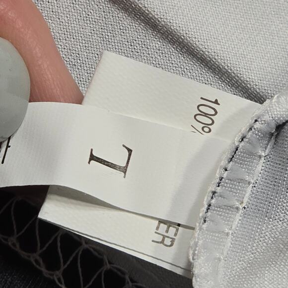 C+D+M Collection Black White Striped Shirt NEW Short Sleeves V-Neck Women Size L - Picture 4 of 10